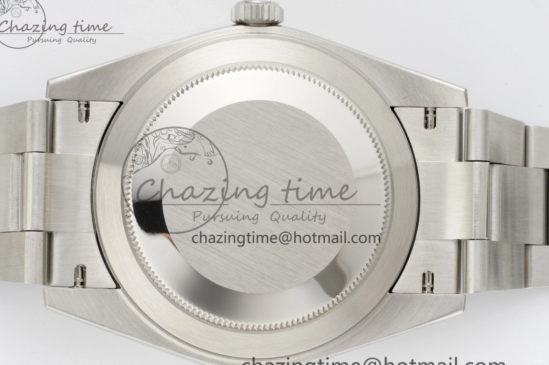 Bracelet Steel JDF DateJust on SS Dial Blue V2 VR3235 41 904L Oyster Textured 0309